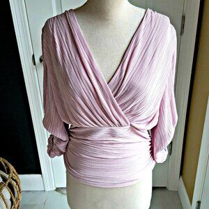 NWOT! ROMANTIC Ruched SIDE FITTED BLOUSE By EXPRESS